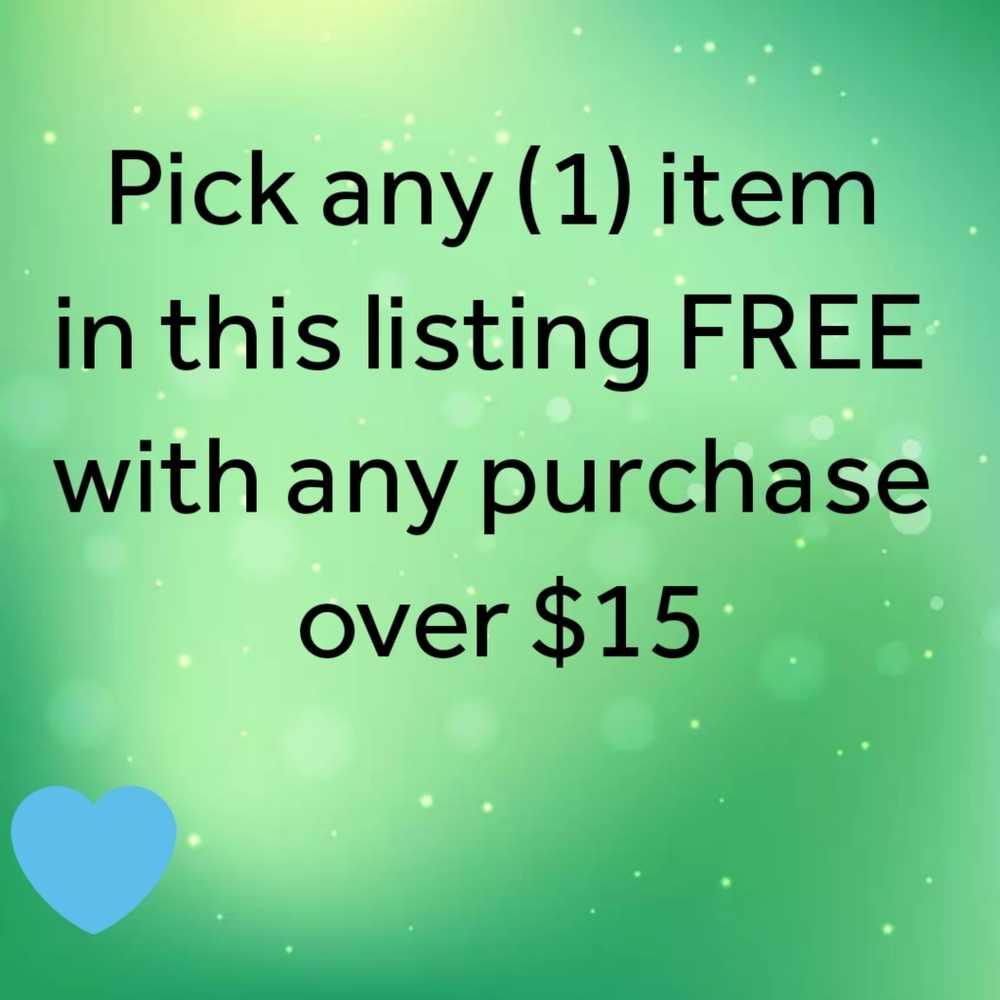 FREE WITH ANY PURCHASE!